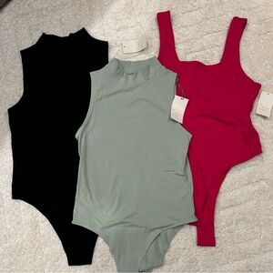 Lot of 3 Target a New Day bodysuits womens size medium  NWT